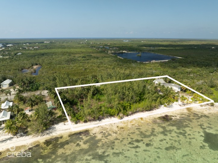 FRANK SOUND BEACH FRONT LAND- ZONED HOTEL TOURISM