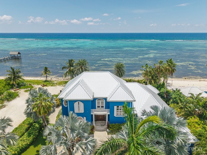 THE BLUE HOUSE - WATERFRONT HOME SOUTH SOUND ROAD