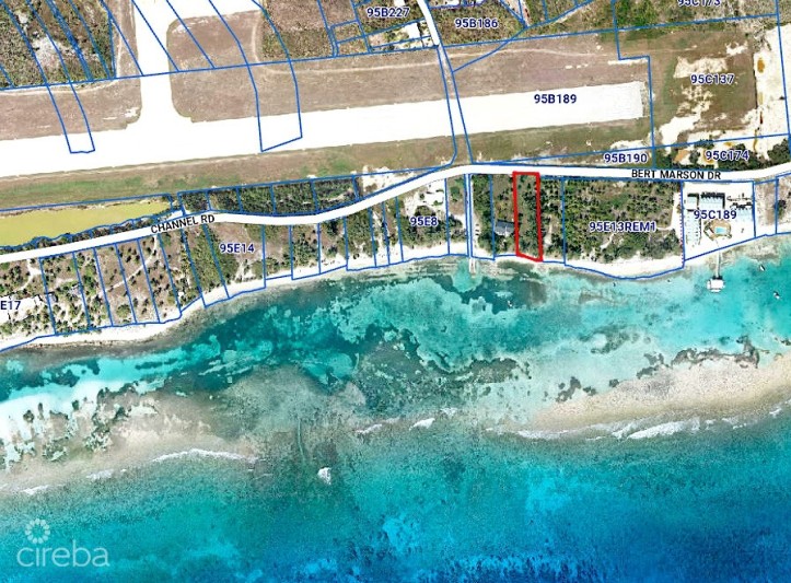 BEACHFRONT LAND - CAYMAN BRAC SOUTH SIDE 0.79 ACRES