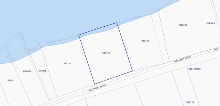 NORTH EAST BAY BEACHFRONT LAND