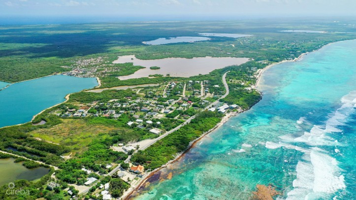 EXCEPTIONAL OCEANFRONT DEVELOPMENT OPPORTUNITY ---6.4 ACRES BODDEN TOWN RD