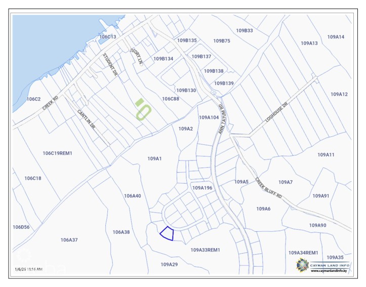 CAYMAN BRAC BLUFF LOT  (.2901 ACRE)
