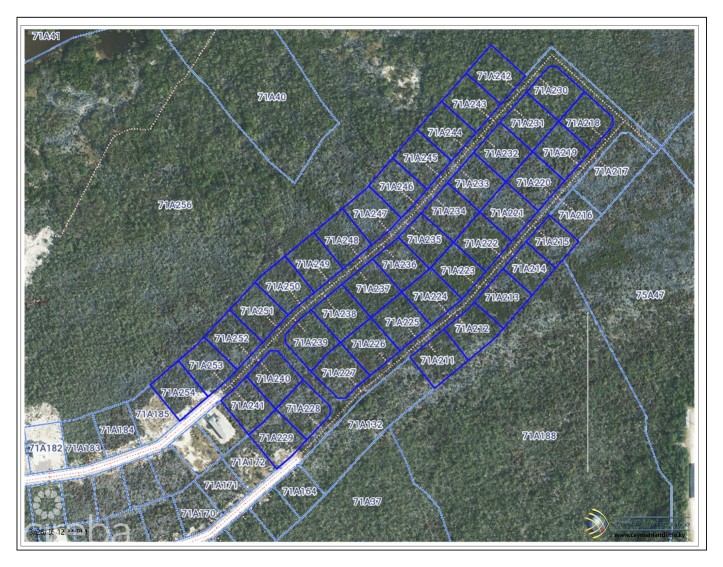CORAL COURTS SUBDIVISION - FARM ROAD EAST END