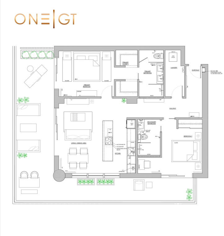 ONE|GT 501 - FRONT-ROW OCEAN VIEW 2-BED RESIDENCE