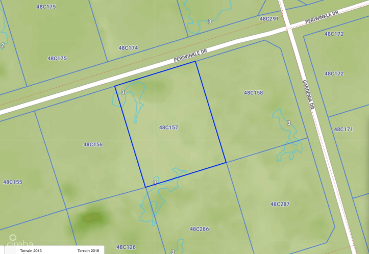 PRIME BUILDING LOT ON PERIWINKLE DRIVE, CHERRY TREE ESTATES